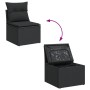 11-piece garden sofa set and black synthetic rattan cushions by , Garden sets - Ref: Foro24-3256041, Price: 673,79 €, Discoun...