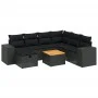 8-piece garden sofa set and black synthetic rattan cushions by , Garden sets - Ref: Foro24-3265185, Price: 553,73 €, Discount: %