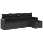5-teiliges Gartenmöbel-Set und schwarze synthetische Rattankissen von , Gartensets - Ref: Foro24-3265283, Preis: 305,15 €, Ra...