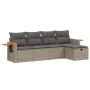 Juego de sofás jardín con cojines 5 pzas ratán sintético gris by , Garden sets - Ref: Foro24-3265505, Price: 307,40 €, Discou...