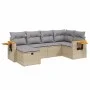 Garden sofa set with beige cushions mix 6 pieces PE rattan by , Garden sets - Ref: Foro24-3265518, Price: 395,15 €, Discount: %