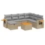 Garden sofa set with beige cushions mix 8 pieces PE rattan by , Garden sets - Ref: Foro24-3265553, Price: 498,13 €, Discount: %