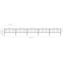 Garden fence with black steel spearheads (0.5-0.75)x8.5m by vidaXL, fence panels - Ref: Foro24-277707, Price: 265,45 €, Disco...