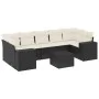 8-piece garden sofa set and black synthetic rattan cushions by , Modular outdoor sofas - Ref: Foro24-3222335, Price: 515,40 €...