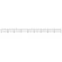 Gartenzaun mit Speerspitze aus schwarzem Stahl (0,5–0,75) x 15,3 m von vidaXL, Zaunpaneele - Ref: Foro24-277711, Preis: 476,3...