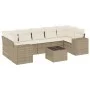 Gartensofa-Set mit beigen Kissen 8 Stück PE-Rattan von , Modulare Sofas für den Außenbereich - Ref: Foro24-3222337, Preis: 58...