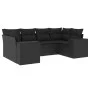 6-piece garden sofa set and black synthetic rattan cushions by , Garden sets - Ref: Foro24-3222974, Price: 455,40 €, Discount: %