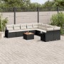 11-piece garden sofa set and black synthetic rattan cushions by , Modular outdoor sofas - Ref: Foro24-3224754, Price: 601,22 ...
