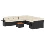 11-piece garden sofa set and black synthetic rattan cushions by , Modular outdoor sofas - Ref: Foro24-3224754, Price: 601,22 ...
