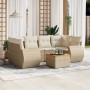 Set sofás de jardín 7 piezas y cojines ratán sintético beige | Foro24.es | Tu tienda online para hogar, jardín y más Foro24.es