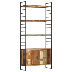 4-tier shelving solid recycled wood 80x30x180 cm by vidaXL, Bookcases and shelves - Ref: Foro24-284419, Price: 316,06 €, Disc...
