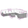 11-teiliges Gartensofa-Set mit beigen synthetischen Rattankissen von , Gartensets - Ref: Foro24-3225198, Preis: 690,09 €, Rab...