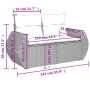 11-teiliges Gartensofa-Set mit beigen synthetischen Rattankissen von , Gartensets - Ref: Foro24-3225198, Preis: 690,09 €, Rab...