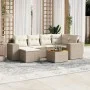 7-piece garden sofa set and beige synthetic rattan cushions by , Garden sets - Ref: Foro24-3225547, Price: 486,58 €, Discount: %
