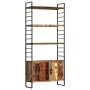 4-stufiges Regal aus massivem Recyclingholz 80x30x180 cm von vidaXL, Bücherregale und Regale - Ref: Foro24-284419, Preis: 316...
