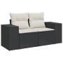 Gartensofa-Set 10-teilig mit schwarzen synthetischen Rattankissen von , Gartensets - Ref: Foro24-3225601, Preis: 553,05 €, Ra...
