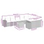 Gartensofa-Set 10-teilig mit schwarzen synthetischen Rattankissen von , Gartensets - Ref: Foro24-3225601, Preis: 553,05 €, Ra...