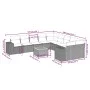 11-piece garden sofa set and black synthetic rattan cushions by , Garden sets - Ref: Foro24-3225636, Price: 658,37 €, Discoun...