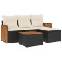 5-piece garden furniture set and black synthetic rattan cushions by , Garden sets - Ref: Foro24-3227589, Price: 276,29 €, Dis...