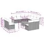 12-piece garden sofa set and brown synthetic rattan cushions by , Garden sets - Ref: Foro24-3227774, Price: 717,24 €, Discoun...