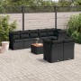 8-piece garden sofa set and black synthetic rattan cushions by , Garden sets - Ref: Foro24-3256062, Price: 620,45 €, Discount: %