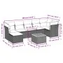 8-teiliges Gartensofa-Set und graue synthetische Rattankissen von , Gartensets - Ref: Foro24-3256088, Preis: 461,51 €, Rabatt: %