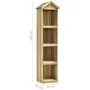 Gartengeräteschuppen aus imprägniertem Kiefernholz 36x36x163 cm von vidaXL, Schuppen - Ref: Foro24-46357, Preis: 96,75 €, Rab...
