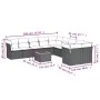 11-piece garden sofa set with beige synthetic rattan cushions by , Garden sets - Ref: Foro24-3256184, Price: 690,81 €, Discou...
