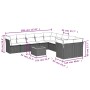 11-teiliges Gartensofa-Set mit beigen synthetischen Rattankissen von , Gartensets - Ref: Foro24-3256184, Preis: 679,48 €, Rab...