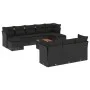 11-piece garden sofa set and black synthetic rattan cushions by , Garden sets - Ref: Foro24-3256209, Price: 663,02 €, Discoun...