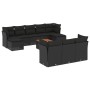 11-teiliges Gartensofa-Set und schwarze synthetische Rattankissen von , Gartensets - Ref: Foro24-3256209, Preis: 685,43 €, Ra...