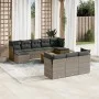 11-teilige Gartensofagarnitur und graue synthetische Rattankissen von , Gartensets - Ref: Foro24-3256214, Preis: 634,81 €, Ra...