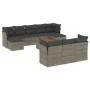 11-teilige Gartensofagarnitur und graue synthetische Rattankissen von , Gartensets - Ref: Foro24-3256214, Preis: 634,81 €, Ra...