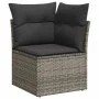 Garden sofa set with cushions 13 pieces gray synthetic rattan by , Garden sets - Ref: Foro24-3256228, Price: 768,14 €, Discou...