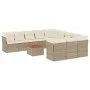 12-piece garden sofa set and brown synthetic rattan cushions by , Garden sets - Ref: Foro24-3256240, Price: 813,89 €, Discoun...