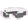 14-piece garden sofa set with beige synthetic rattan cushions by , Garden sets - Ref: Foro24-3256268, Price: 927,38 €, Discou...
