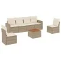 7-piece garden sofa set and beige synthetic rattan cushions by , Garden sets - Ref: Foro24-3256401, Price: 462,17 €, Discount: %