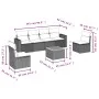 7-piece garden sofa set and beige synthetic rattan cushions by , Garden sets - Ref: Foro24-3256401, Price: 462,17 €, Discount: %