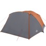 Zelt mit Veranda für 4 Personen, wasserdicht, grau-orange von , Zelte - Ref: Foro24-94417, Preis: 105,52 €, Rabatt: %