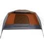 Zelt mit Veranda für 4 Personen, wasserdicht, grau-orange von , Zelte - Ref: Foro24-94417, Preis: 107,52 €, Rabatt: %