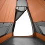 Tipi-Zelt für 7 Personen, wasserdicht, Grau-Orange von , Zelte - Ref: Foro24-94429, Preis: 122,82 €, Rabatt: %