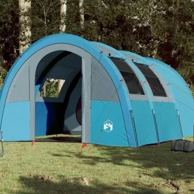Tunnelzelt für 4 Personen, wasserdicht, blau von , Zelte - Ref: Foro24-94401, Preis: 231,39 €, Rabatt: %