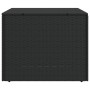 Black synthetic rattan garden storage box 291L by , Outdoor storage boxes - Ref: Foro24-365336, Price: 104,77 €, Discount: %