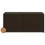 Garden storage box with wheels brown PE rattan 283L by , Outdoor storage boxes - Ref: Foro24-365317, Price: 124,55 €, Discoun...