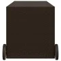 Garden storage box with wheels brown PE rattan 283L by , Outdoor storage boxes - Ref: Foro24-365317, Price: 124,55 €, Discoun...