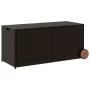 Garden storage box with wheels brown PE rattan 283L by , Outdoor storage boxes - Ref: Foro24-365317, Price: 124,55 €, Discoun...