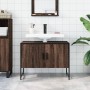 Armario lavabo baño madera ingeniería roble marrón 80x33x60 cm von , Badezimmerwaschtische - Ref: Foro24-842465, Preis: 56,51...