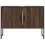 Armario lavabo baño madera ingeniería roble marrón 80x33x60 cm von , Badezimmerwaschtische - Ref: Foro24-842465, Preis: 55,81...