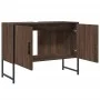 Armario lavabo baño madera ingeniería roble marrón 80x33x60 cm von , Badezimmerwaschtische - Ref: Foro24-842465, Preis: 55,81...