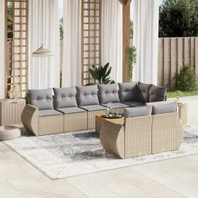 9-piece garden sofa set with beige synthetic rattan cushions by , Garden sets - Ref: Foro24-3257424, Price: 693,81 €, Discoun...
